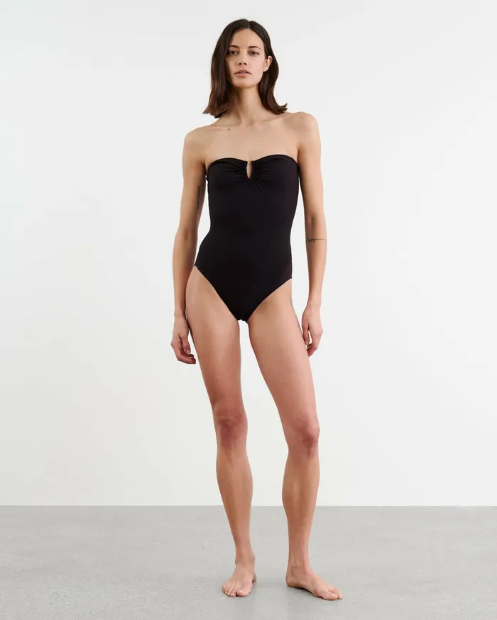 Nili Lotan ONE PIECE BATHING SUIT Black Women Swim