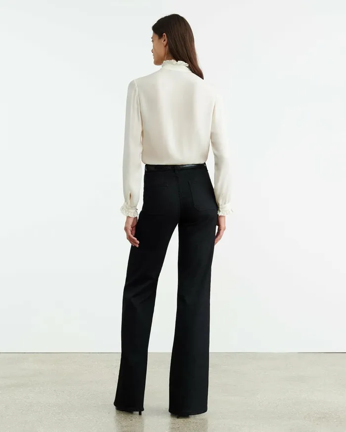 Nili Lotan ORIN SHIRT Ivory Women Tops
