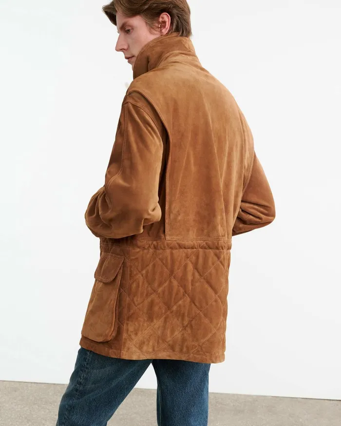 Nili Lotan SLANE LEATHER PARKA Martora Men Jackets and Coats