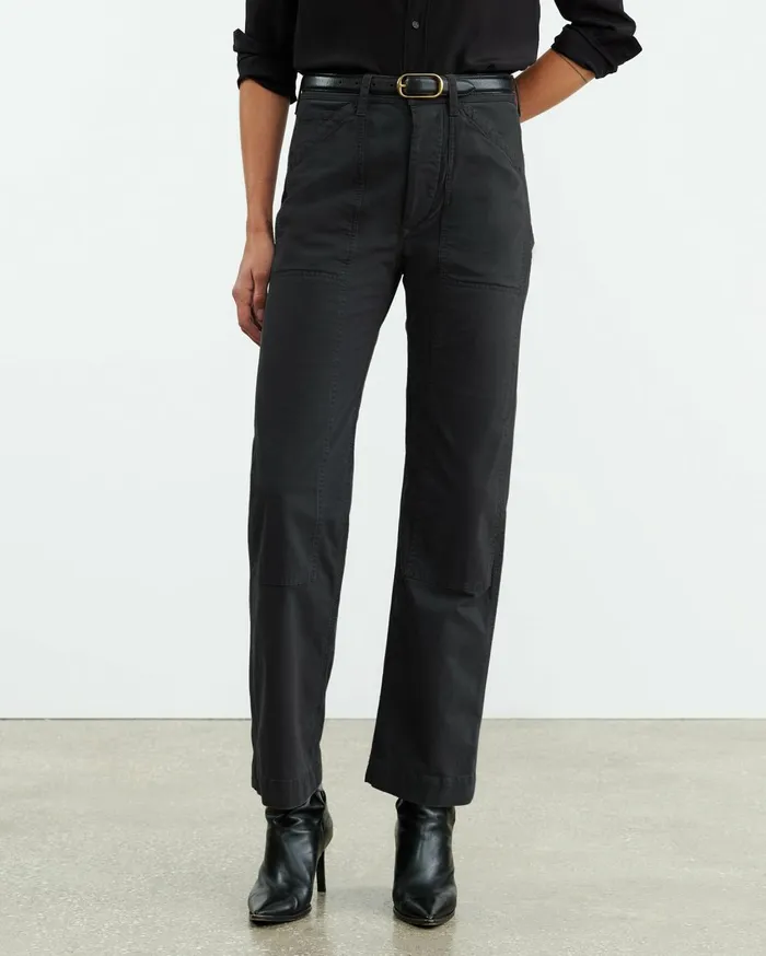 Nili Lotan TIBAULT PANT Carbon Women Pants and Shorts