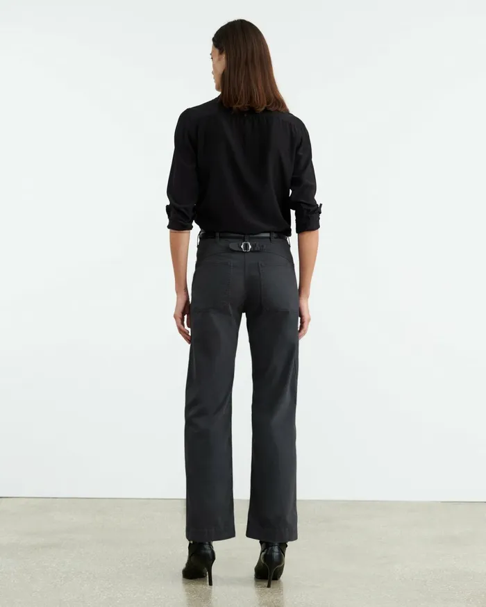 Nili Lotan TIBAULT PANT Carbon Women Pants and Shorts