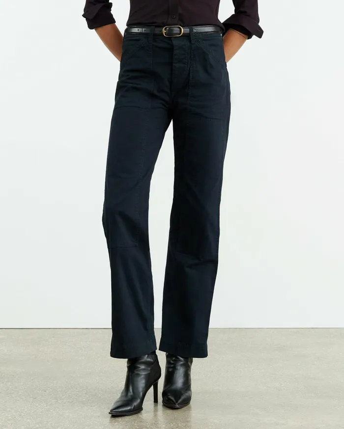 Nili Lotan TIBAULT PANT Carbon Women Pants and Shorts