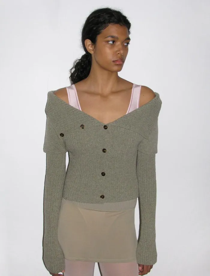 No 1457 Salem Light Khaki Women Paloma Wool Knits