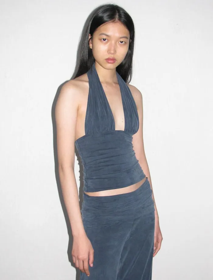 No 1652 Mopit Navy Women Paloma Wool Cupro