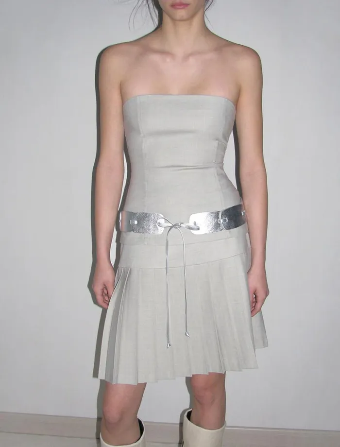 No 1754 Mintha Silver Women Paloma Wool Belts
