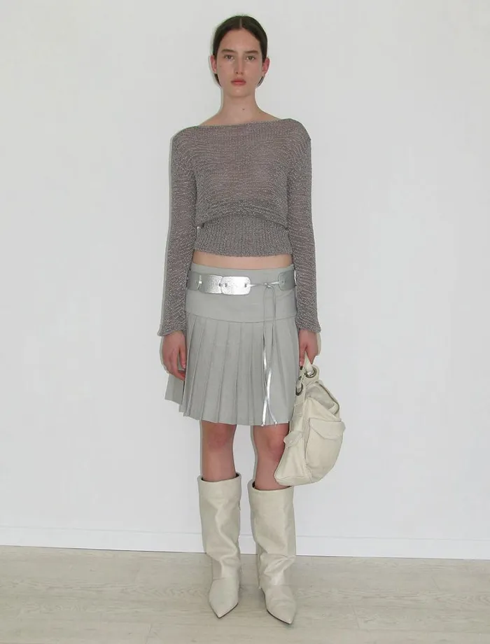No 1754 Mintha Silver Women Paloma Wool Belts