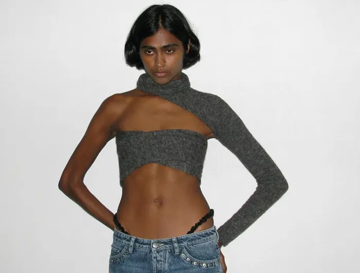 No 1816 Krilia Dark Grey Women Paloma Wool Tops