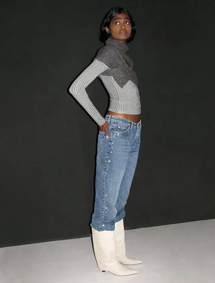 No 1816 Krilia Dark Grey Women Paloma Wool Tops
