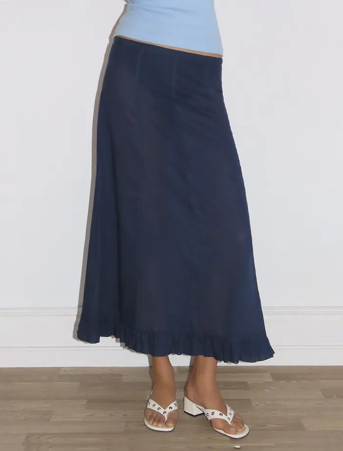 No 1958 Andolini Navy Women Paloma Wool Bottoms