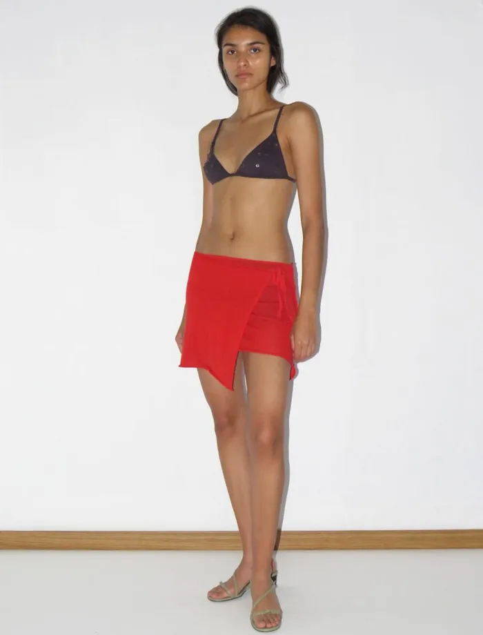 No 2121 Blair Red Women Paloma Wool Bottoms