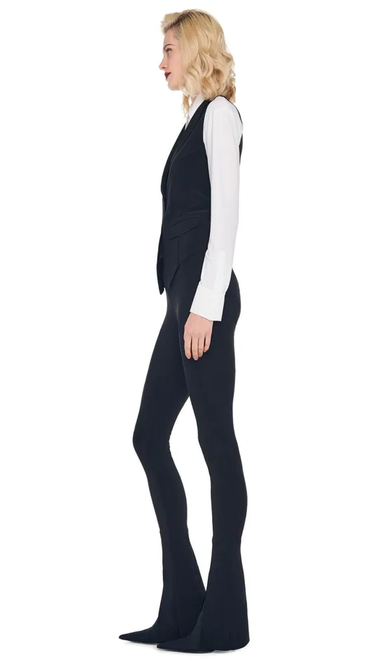 Norma Kamali Bottoms SPAT LEGGING Black 8211 Clothing