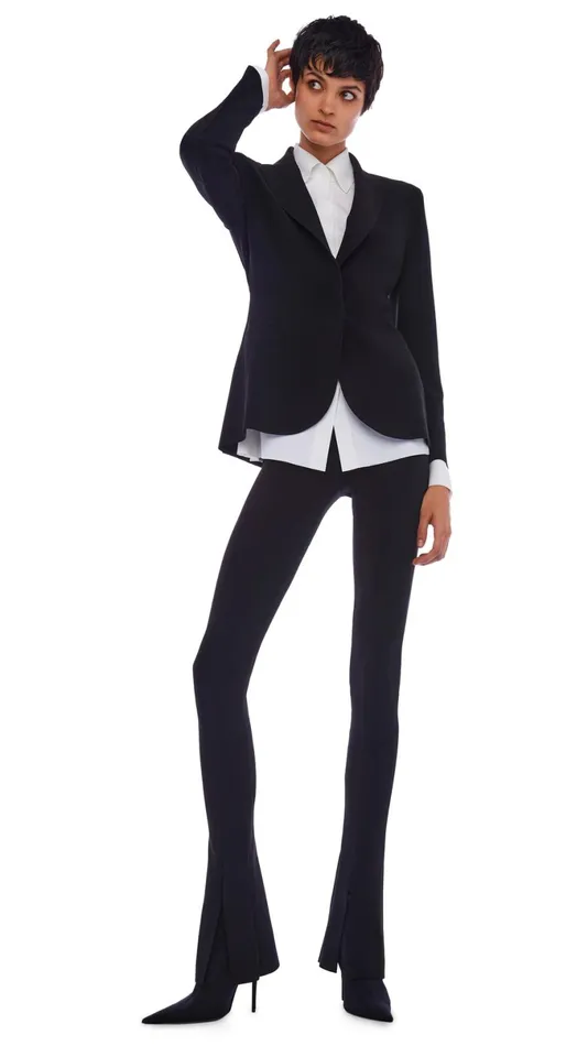 Norma Kamali Bottoms SPAT LEGGING Black 8211 Clothing