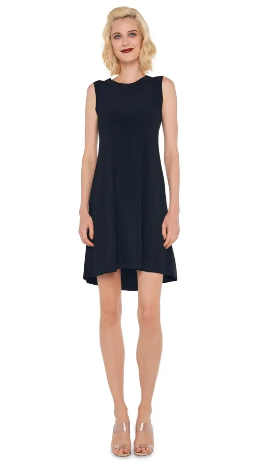 Norma Kamali Dresses SLEEVELESS SWING DRESS Black 8211 Clothing