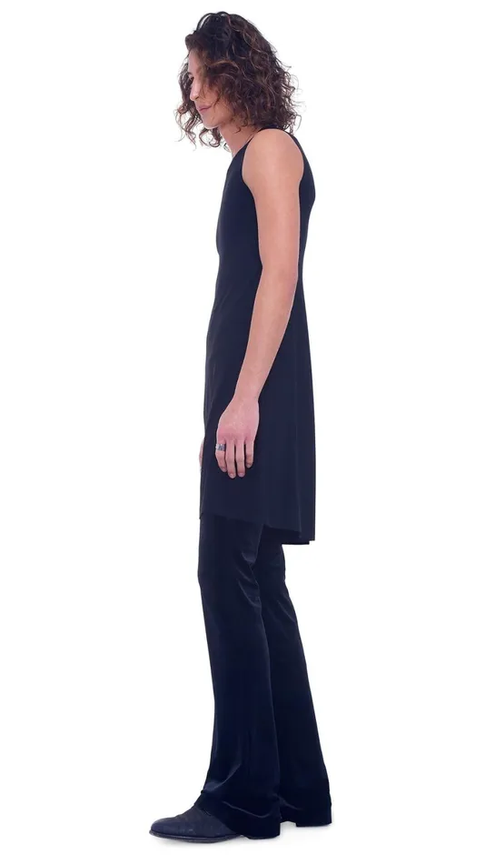 Norma Kamali Dresses SLEEVELESS SWING DRESS Black 8211 Clothing