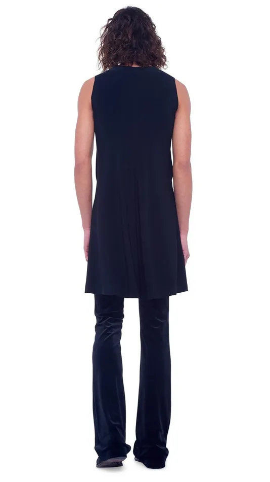 Norma Kamali Dresses SLEEVELESS SWING DRESS Black 8211 Clothing