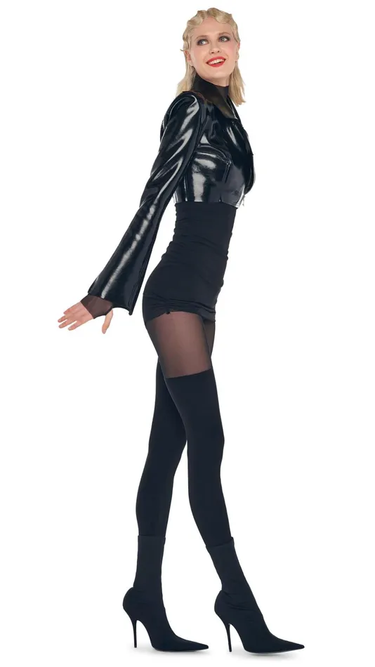Norma Kamali Dresses TURTLENECK PICKLEBALL DRESS Blackblack Mesh 8211 Clothing Norma Kamali Dresses TURTLENECK PICKLEBALL DRESS Blackblack Mesh 8211 Clothing