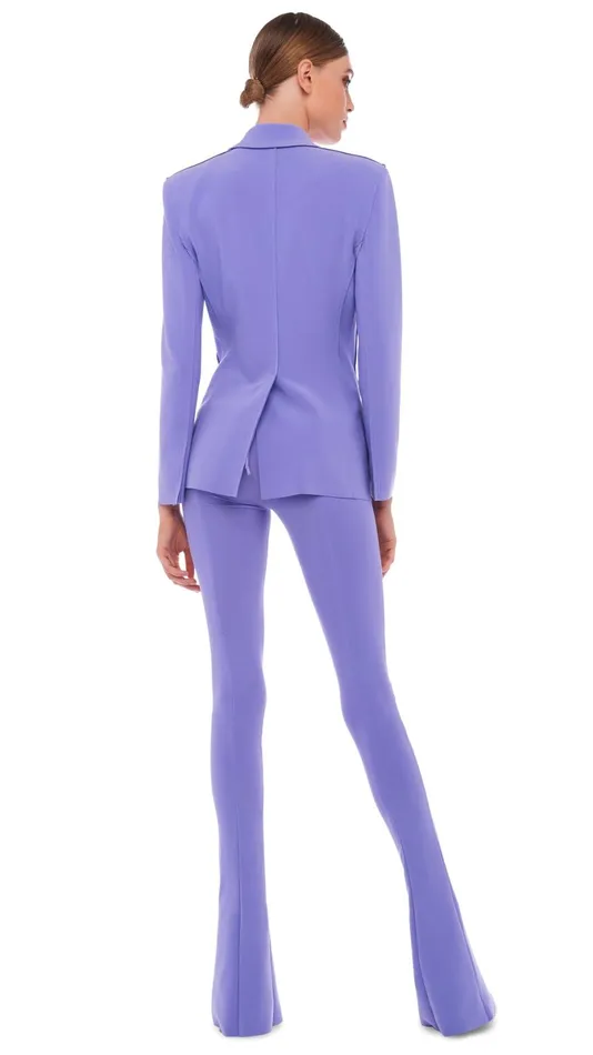 Norma Kamali Jackets CLASSIC SINGLE BREASTED JACKET Lilac 8211 Clothing