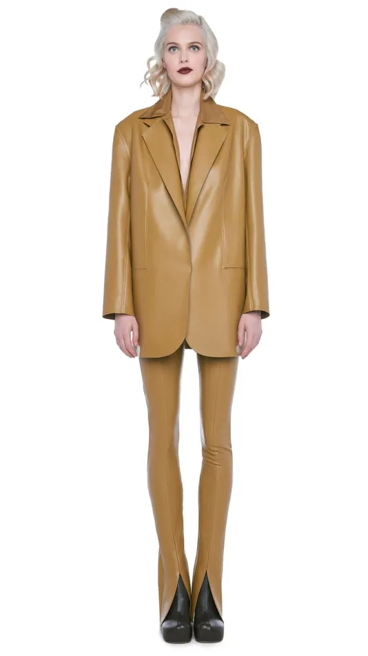 Norma Kamali Jackets OVERSIZED SINGLE BREASTED JACKET Woods 8211 Clothing