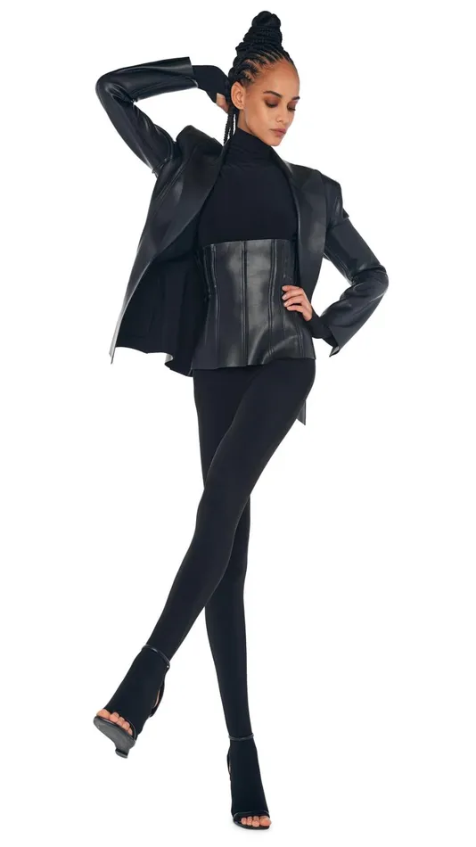 Norma Kamali Jackets SINGLE BREASTED BOY FIT JACKET Black 8211 Clothing