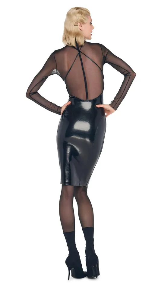 Norma Kamali Jumpsuits LONG SLEEVE TURTLE CATSUIT Black 8211 Clothing