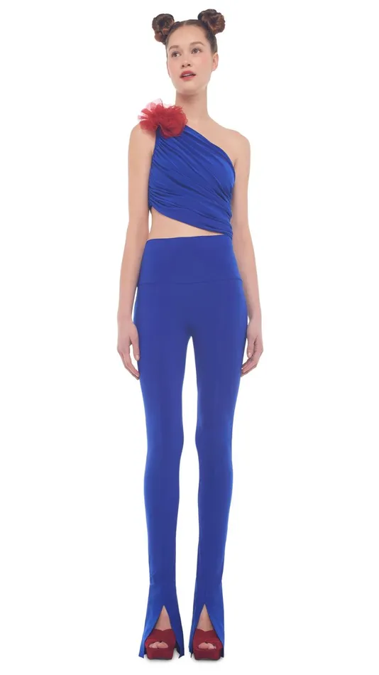 Norma Kamali Tops DIANA BRA Cobalt 8211 Clothing