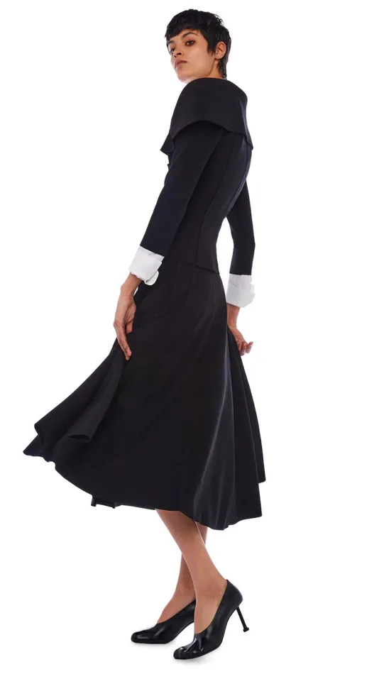 Norma Kamali Tops OFF SHOULDER SB JACKET Black 8211 Clothing