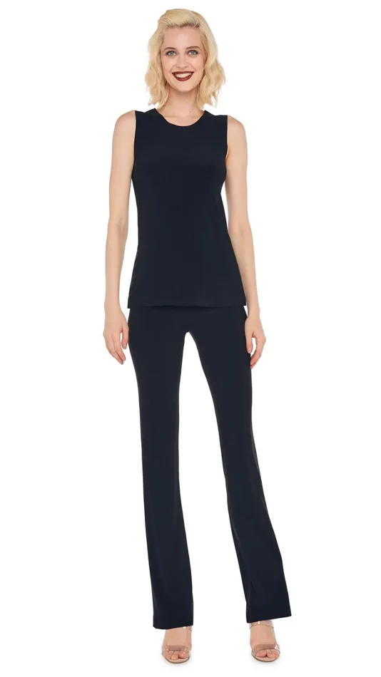 Norma Kamali Tops SLEEVELESS SWING TOP Black 8211 Clothing