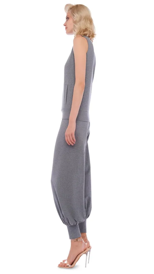 Norma Kamali Tops SLEEVELESS TAILORED TERRY TOP Medium Heather Grey 8211 Clothing Norma Kamali Tops SLEEVELESS TAILORED TERRY TOP Medium Heather Grey 8211 Clothing