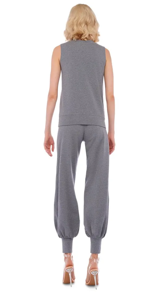 Norma Kamali Tops SLEEVELESS TAILORED TERRY TOP Medium Heather Grey 8211 Clothing Norma Kamali Tops SLEEVELESS TAILORED TERRY TOP Medium Heather Grey 8211 Clothing