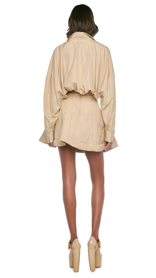 Norma Kamali Tops SUPER OS BF NK SHIRT BODYSUIT Sand 8211 Clothing
