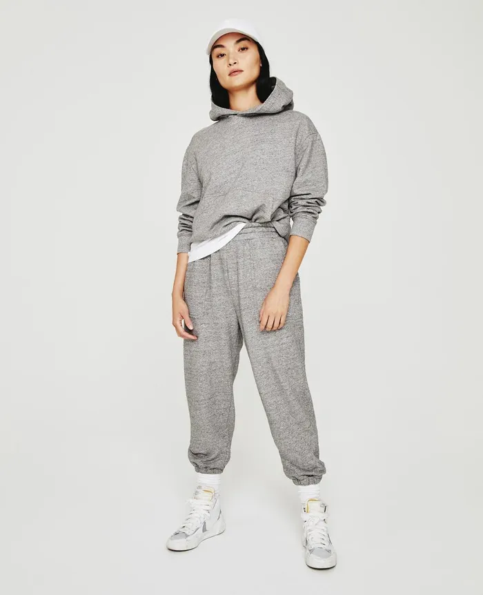 Nova Hoodie Heather Grey Women AG Jeans Sweatshirts Nova Hoodie Heather Grey Women AG Jeans Sweatshirts