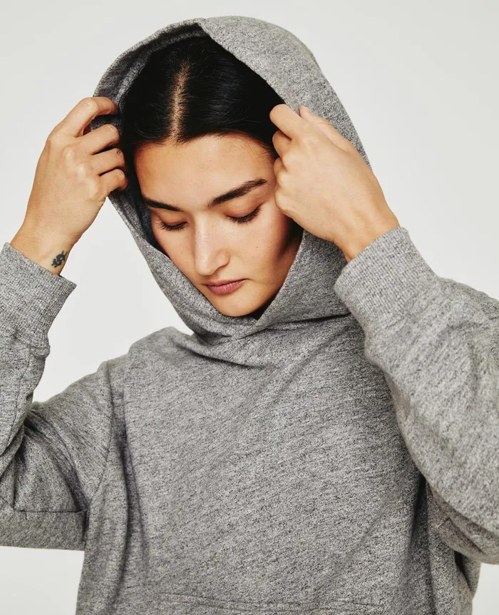 Nova Hoodie Heather Grey Women AG Jeans Sweatshirts Nova Hoodie Heather Grey Women AG Jeans Sweatshirts