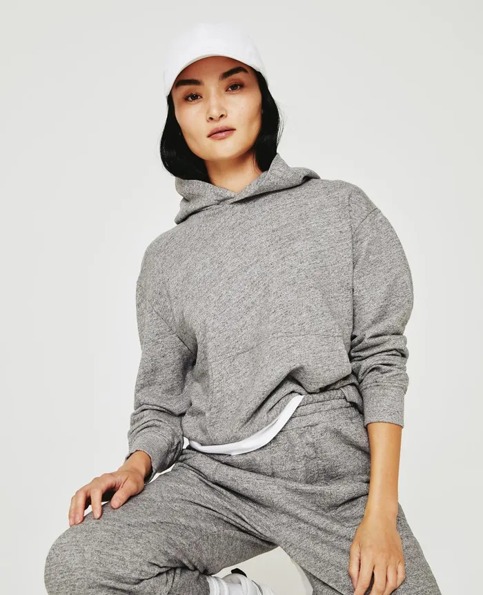 Nova Hoodie Heather Grey Women AG Jeans Sweatshirts Nova Hoodie Heather Grey Women AG Jeans Sweatshirts
