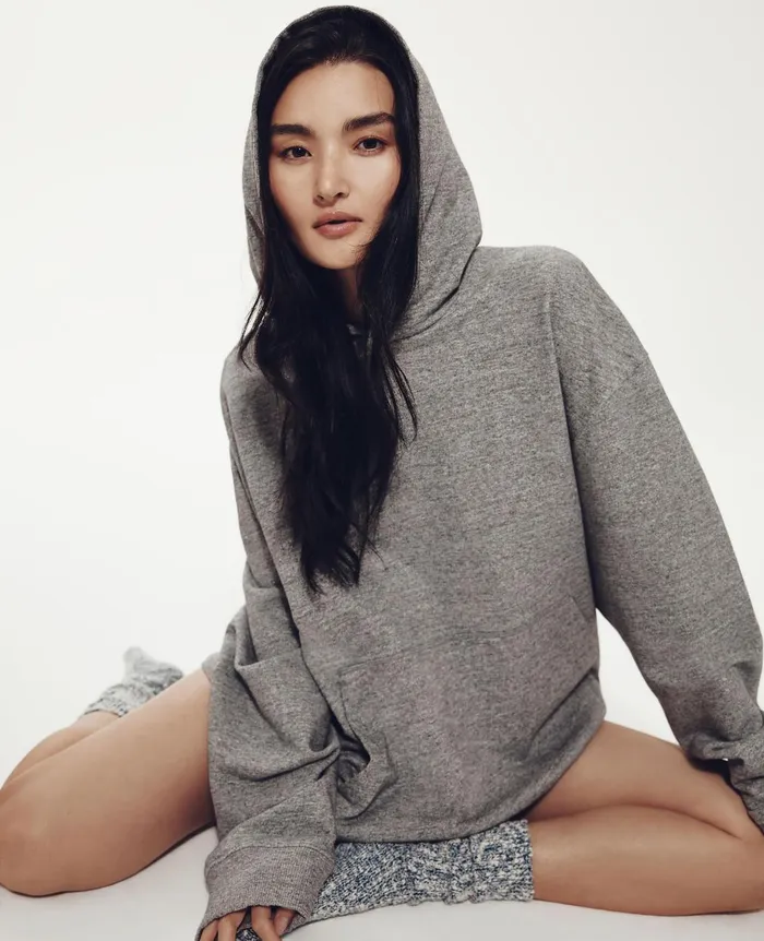 Nova Hoodie Heather Grey Women AG Jeans Sweatshirts Nova Hoodie Heather Grey Women AG Jeans Sweatshirts