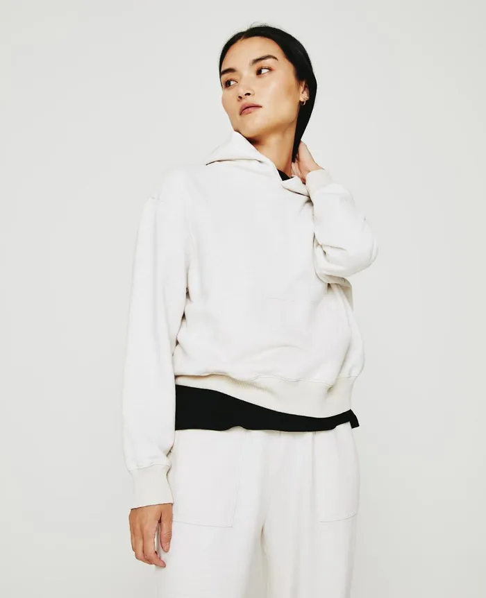 Nova Hoodie Ivory Dust Women AG Jeans Sweatshirts