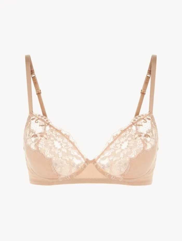 Nude Cotton Nonwired Bra Lingerie La Perla Wireless