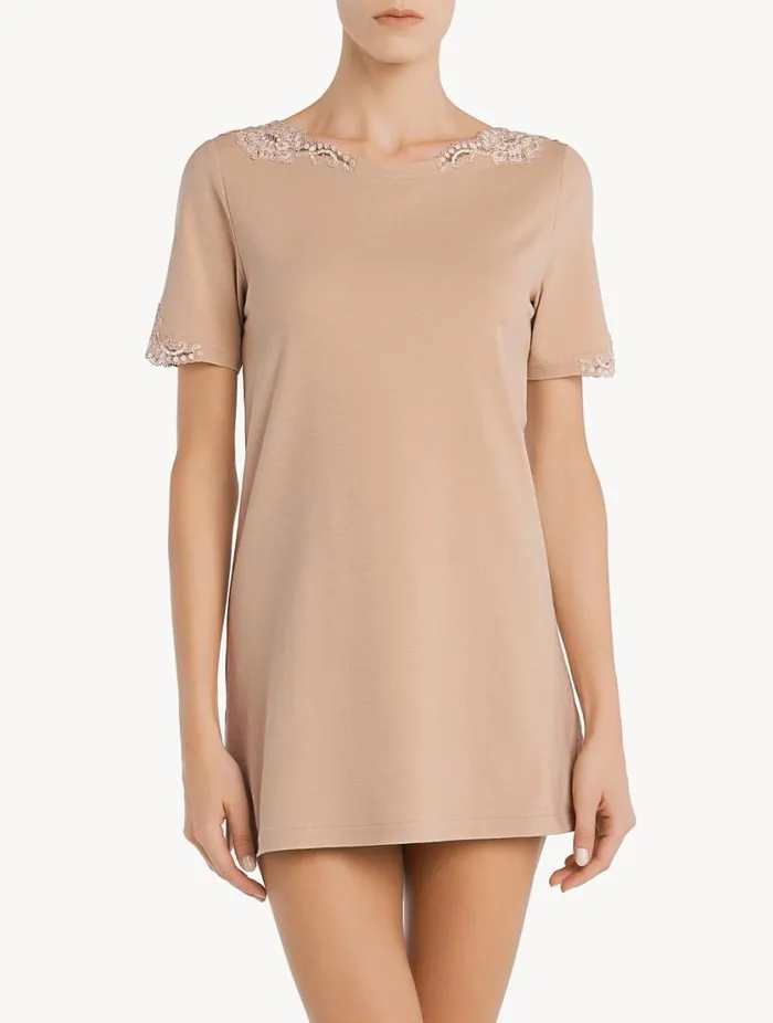 Nude Cotton Tshirt Sleepwear La Perla Camisoles