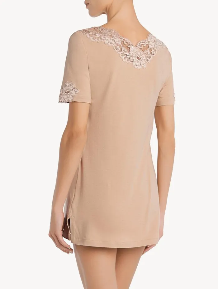 Nude Cotton Tshirt Sleepwear La Perla Camisoles