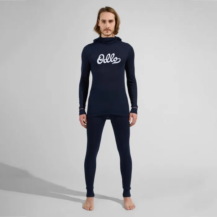 Odlo Base Layers The Active Warm Originals Base Layer With Facemask Dark Sapphire 8211 Men