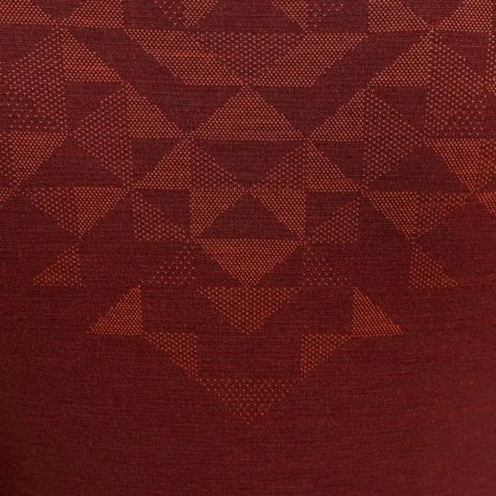 Odlo Base Layers The Kinship Performance Wool Warm Base Layer With Facemask Spiced Apple Melange 8211 Women