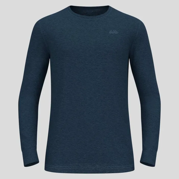 Odlo Base Layers The Natural Merino Warm Base Layer Set Blue Wing Teal 8211 Blue Ashes 8211 Men