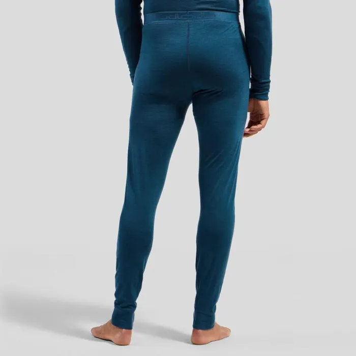Odlo Base Layers The Natural Merino Warm Base Layer Set Blue Wing Teal 8211 Blue Ashes 8211 Men