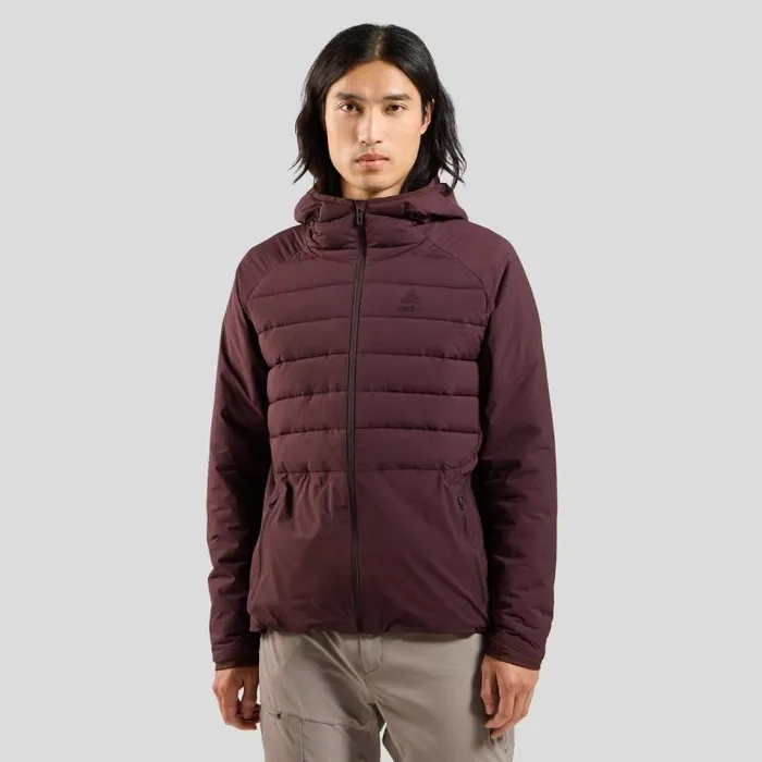 Odlo Jackets and Vests The Ascent SThermic Mid Insulation Hooded Jacket Fudge 8211 Men Odlo Jackets and Vests The Ascent SThermic Mid Insulation Hooded Jacket Fudge 8211 Men