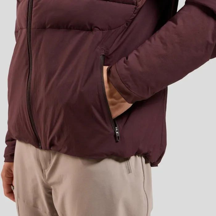 Odlo Jackets and Vests The Ascent SThermic Mid Insulation Hooded Jacket Fudge 8211 Men