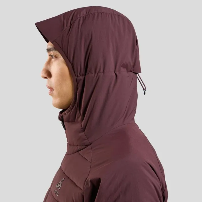 Odlo Jackets and Vests The Ascent SThermic Mid Insulation Hooded Jacket Fudge 8211 Men