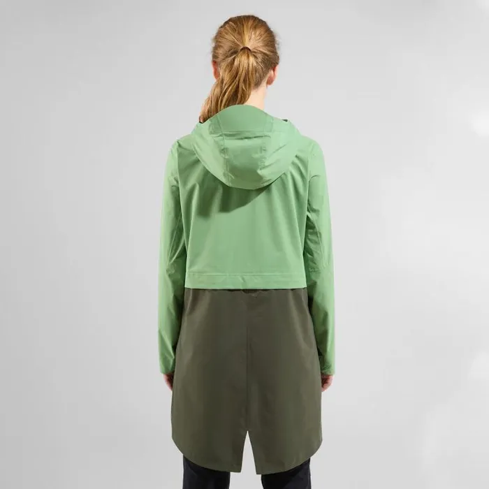Odlo Jackets and Vests The Logic 25l Rain Parka Loden Frost 8211 Deep Depths 8211 Women