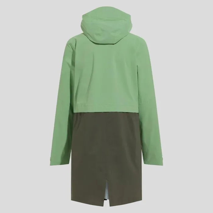 Odlo Jackets and Vests The Logic 25l Rain Parka Loden Frost 8211 Deep Depths 8211 Women