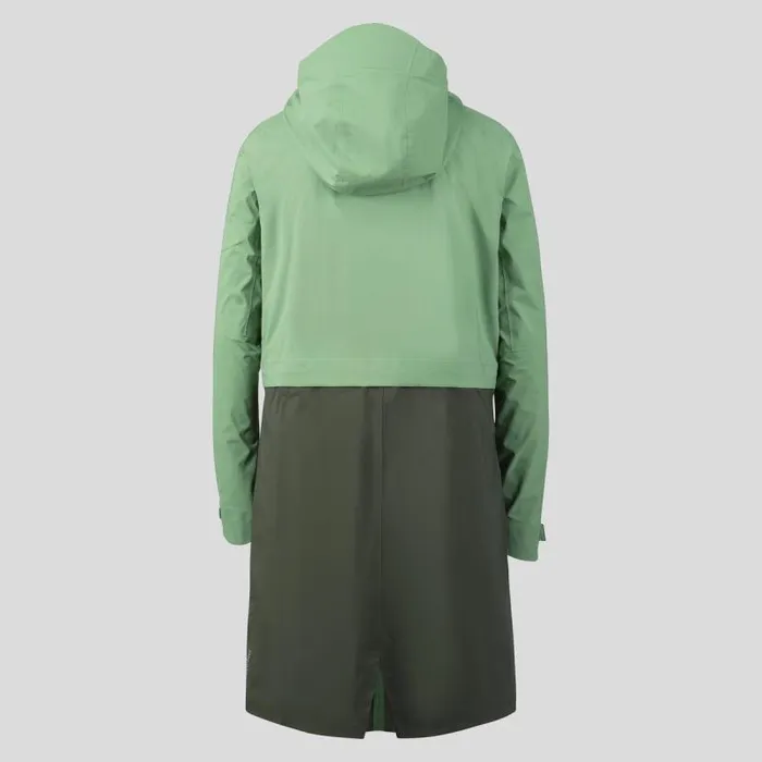 Odlo Jackets and Vests The Logic 25l Rain Parka Loden Frost 8211 Deep Depths 8211 Women