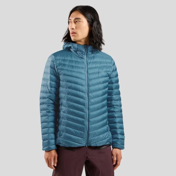 Odlo Jackets and Vests The XAlp Packable Hooded Down Jacket Provincial Blue 8211 Men Odlo Jackets and Vests The XAlp Packable Hooded Down Jacket Provincial Blue 8211 Men