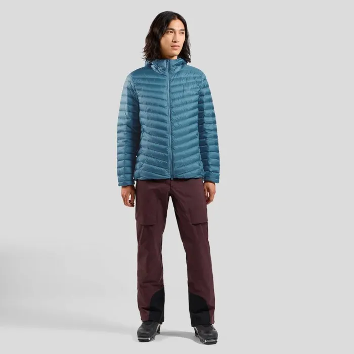 Odlo Jackets and Vests The XAlp Packable Hooded Down Jacket Provincial Blue 8211 Men